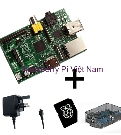 Bộ kit Raspberrypi và phụ kiện (Made in UK)