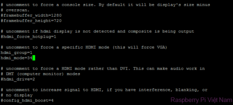 hdmi - - Bật HDMI trong Raspberrypi