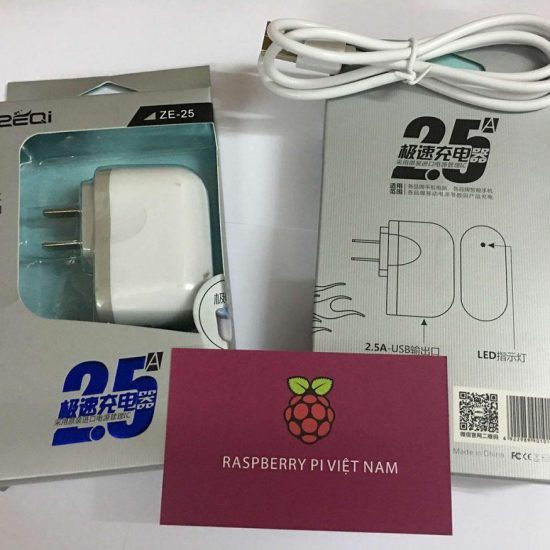 Nguồn Raspberry Pi 3 - ZEQI 5V - 2.5A