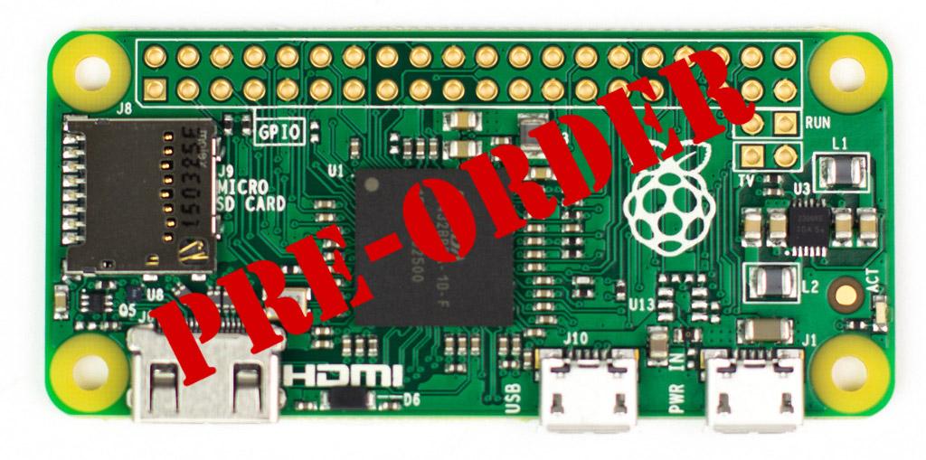 Đặt hàng Raspberry pi Zero