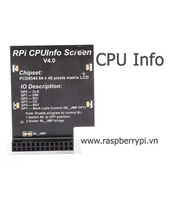 Raspberry Pi CPUInfo Screen - Ảnh 3