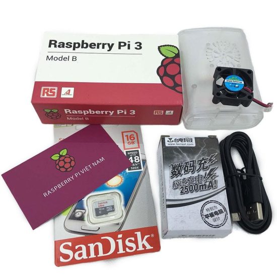 Combo Raspberry Pi 3 Starter Kit