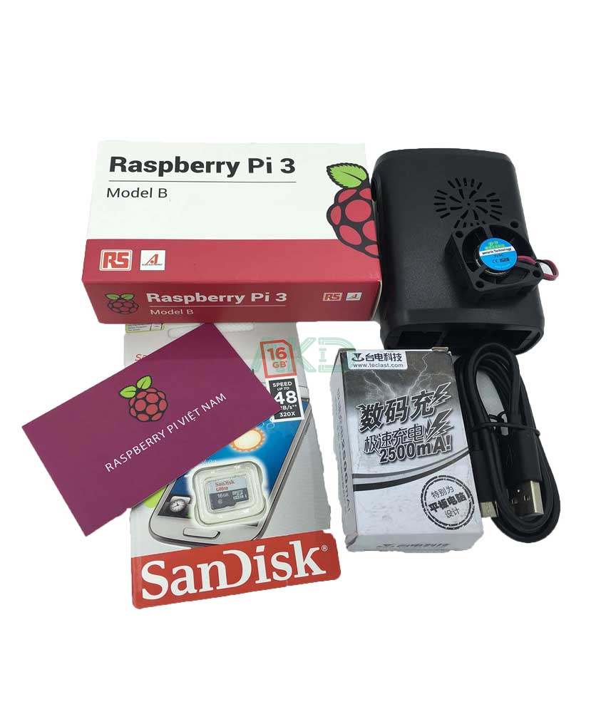 Combo Raspberry Pi 3 Starter Kit 5 Combo Raspberry Pi 3 Starter Kit