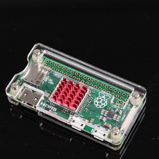 Vỏ case mica Raspberry Pi Zero W kèm tản nhiệt