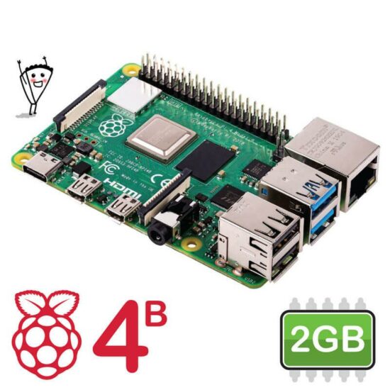 Bo mạch Raspberry Pi 4 - 2/4/8GB RAM - 2GB