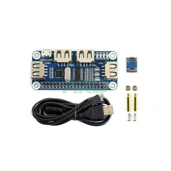 USB HUB HAT 4 cổng cho Raspberry Pi