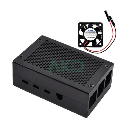 Vỏ nhôm kín có quạt Raspberry Pi 4