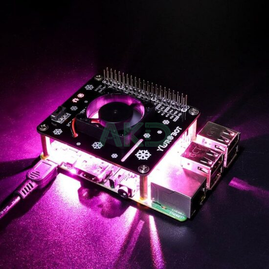 ICE Box - RPI Fan V1 - Quạt làm mát có đèn LED