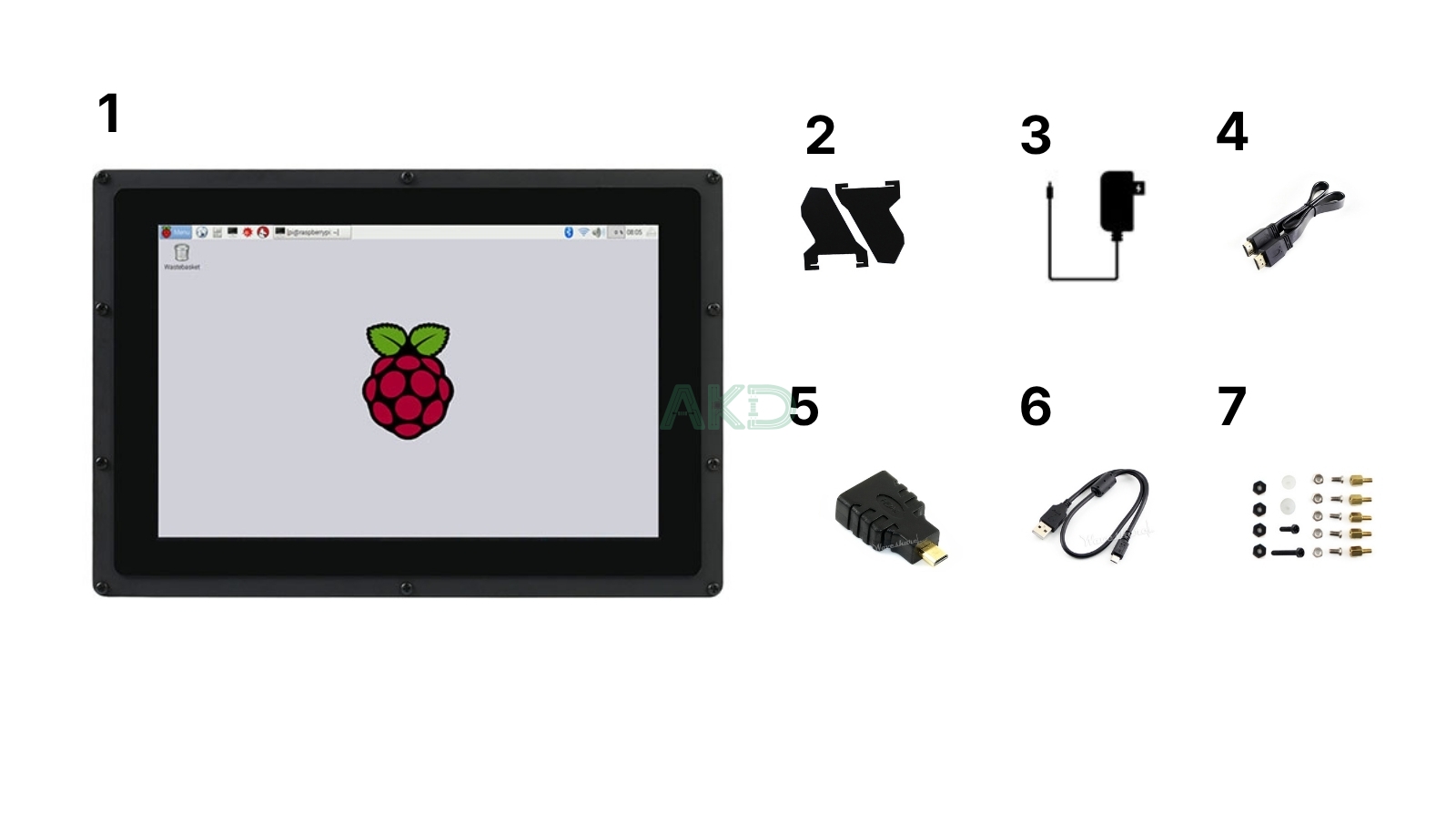Màn hình cảm ứng 10.1" (B) WaveShare 6 Bo san pham Man hinh cam ung 10.1″ B WaveShare - - Màn hình cảm ứng 10.1" (B) WaveShare