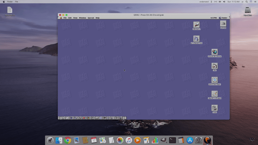 Chạy Macintosh 9 trên Raspberry. Nguồn: ETA Prime