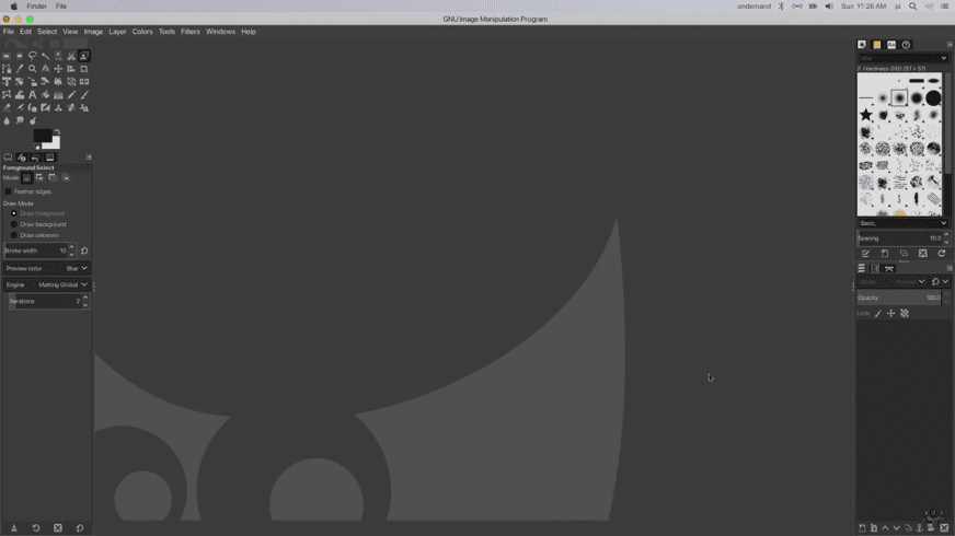 GIMP trên iRaspbian. Nguồn: ETA Prime