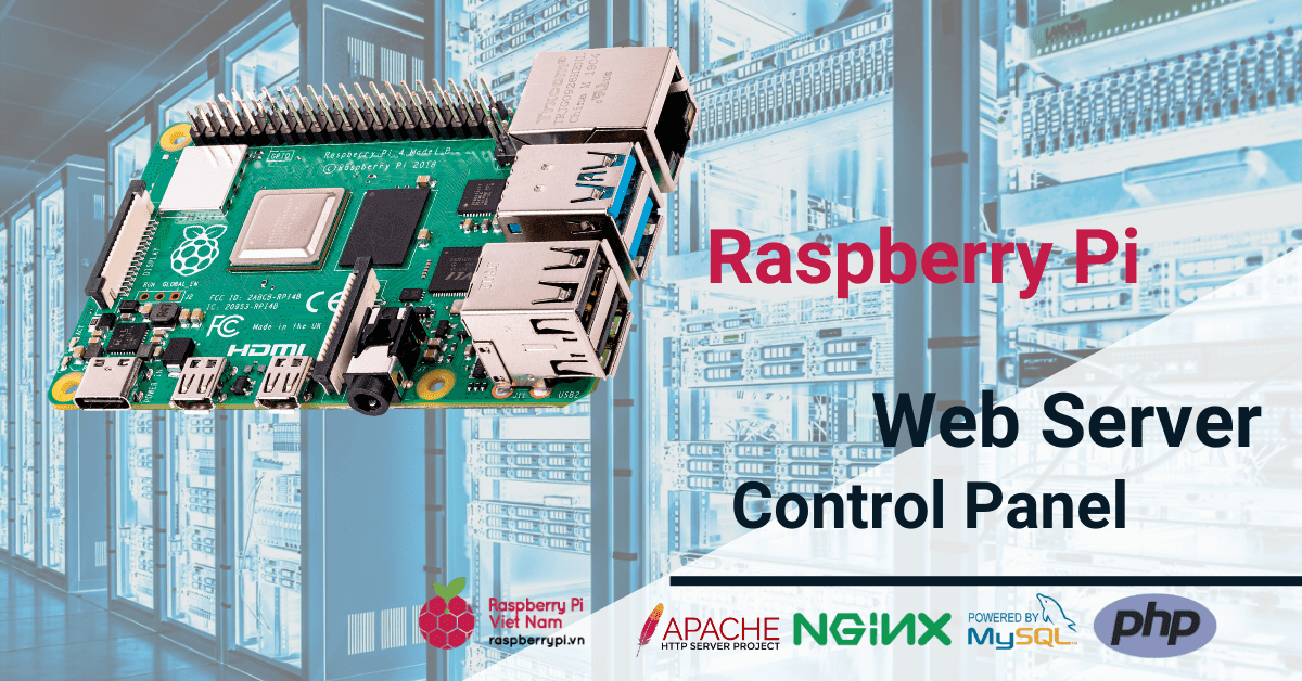 raspberry pi web server control panel cover - - Web Server Control Panel tốt nhất cho Raspberry Pi