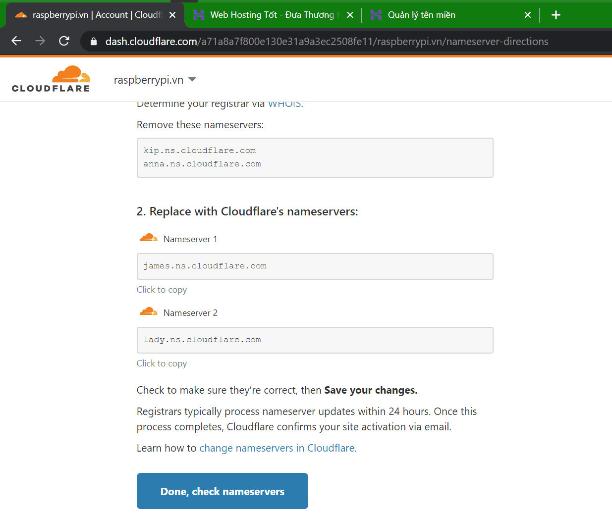 DynDNS với Cloudflare