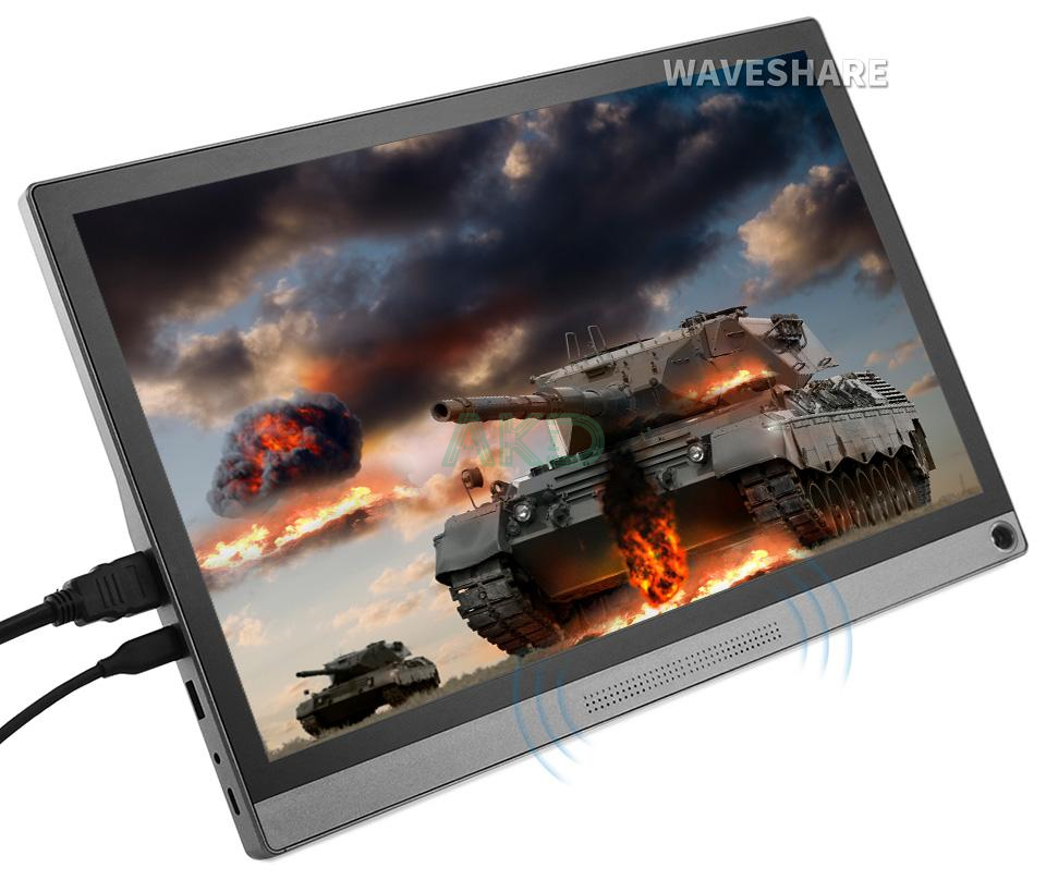 156 fhd Audio 1 - - Màn hình cảm ứng di động 15,6" 1920 × 1080 Full HD, IPS, HDMI/Type-C tích hợp pin