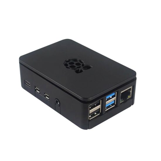Vỏ nhựa ABS Raspberry Pi 4 kèm quạt – Case Pi4 bảo vệ