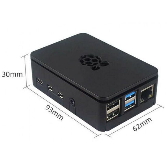 Vỏ nhựa ABS Raspberry Pi 4 kèm quạt - BO-RPI4-B - Ảnh 4
