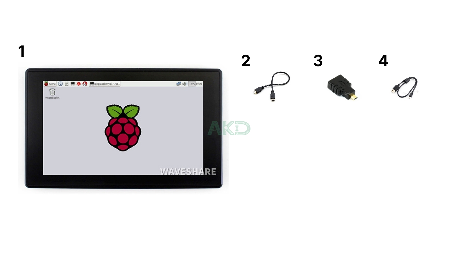 Màn hình Raspberry Pi 7 inch HDMI cảm ứng IPS 1024×600 31 Bo san pham - - Màn hình Raspberry Pi 7 inch HDMI cảm ứng IPS 1024×600