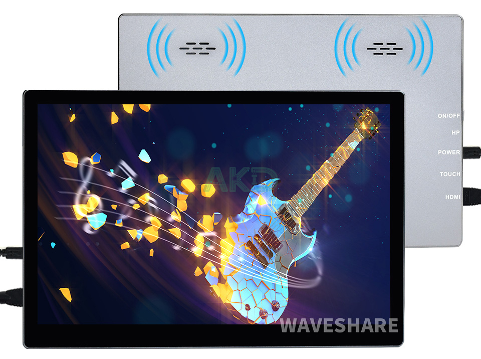 9inch audio - - Màn hình cảm ứng 9" - Độ phân giải 2K, IPS, Mini HDMI, tích hợp loa