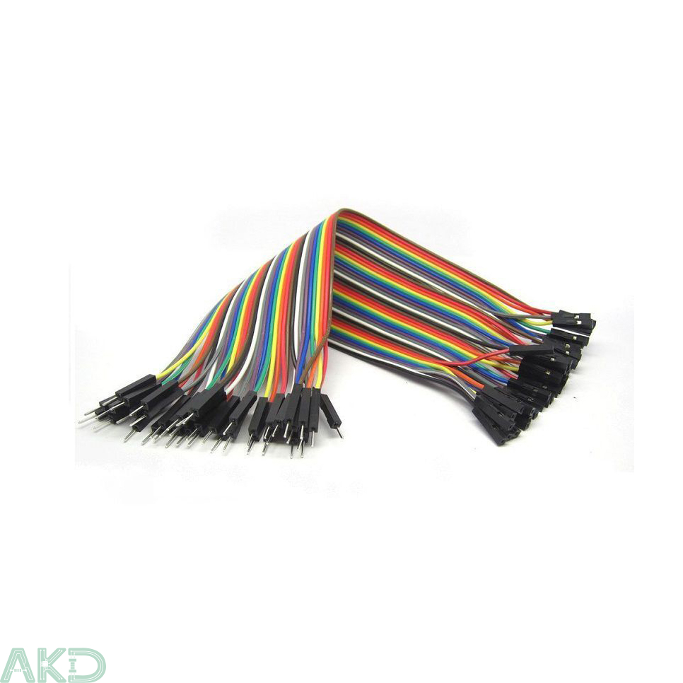 Dây Cắm Breadboard Female - Male 40 sợi dài 20cm 5 Dây cắm breadboard female male 40 sợi 20cm