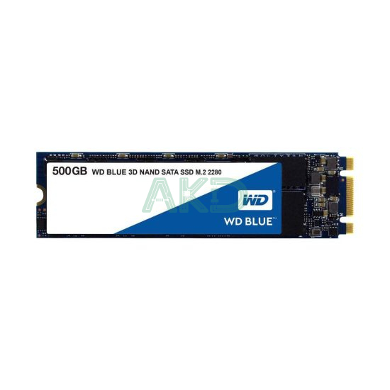 Ổ SSD Western Digital Blue 3D-NAND M.2 2280 SATA III 500GB WDS500G2B0B