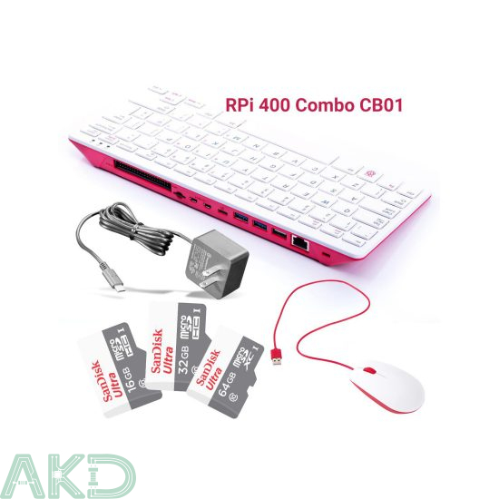 Combo Raspberry Pi 400 Keyboard Computer CB01