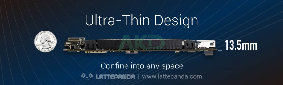 LattePanda 2 Delta 432 9 - - Máy tính LattePanda 2 Delta 432 - 4GB RAM/32GB eMMC - Tặng Win 10 Pro bản quyền