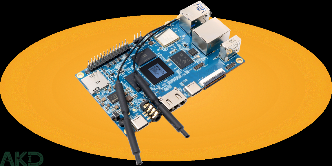 Orange Pi 5B 4 - - Mạch máy tính nhúng Orange Pi 5 - 4GB RAM