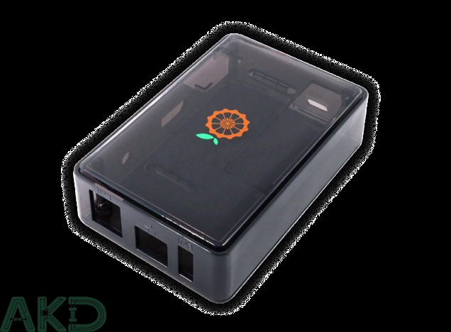 case for 3lts 1 1 - - Vỏ nhựa ABS màu đen cho Orange Pi 3 LTS