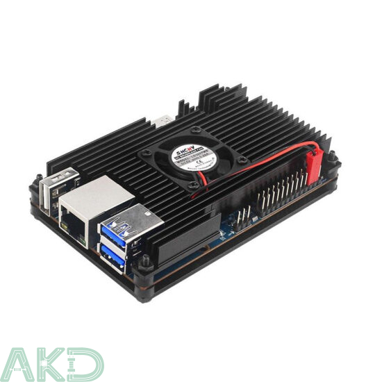 Vỏ thép kèm quạt tản nhiệt cho Orange Pi 5/5B