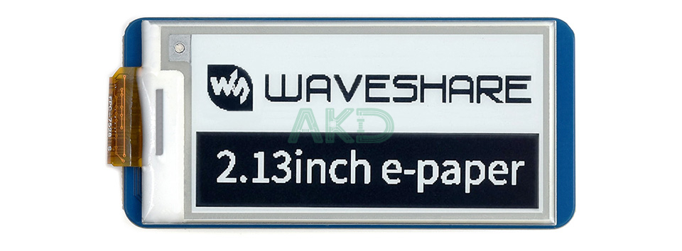 Màn hình e-Ink 2.13 inch cho Raspberry Pi Pico 