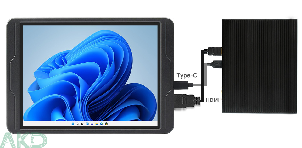 man 9inch 2K 5 1 - - Màn hình cảm ứng điện dung 8 inch 2K 1536 × 2048 Pixel, kính cường lực liên kết quang học