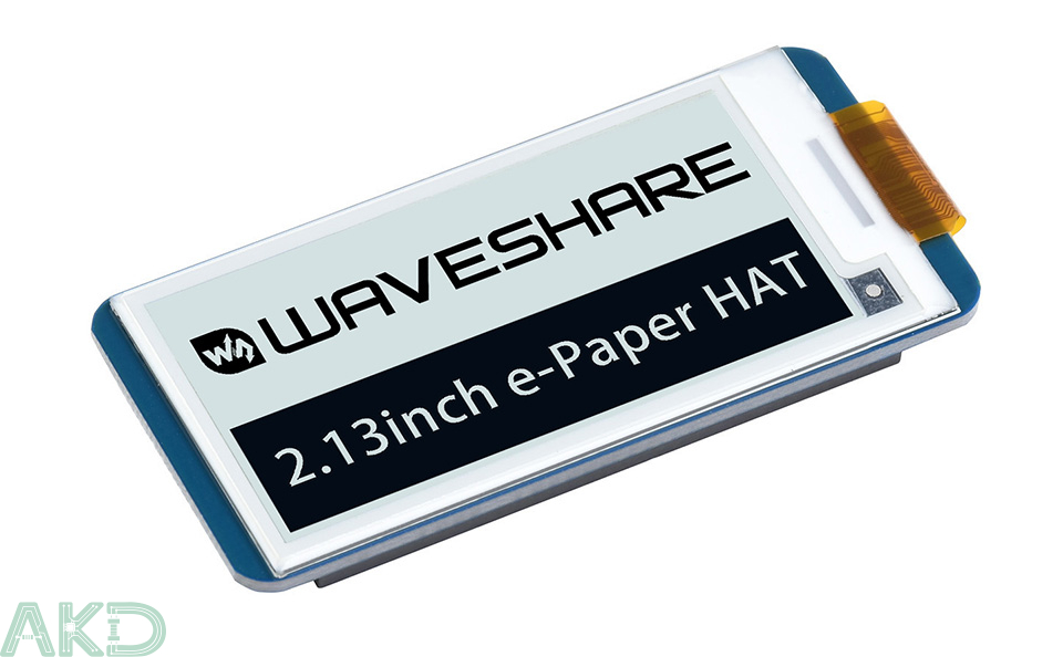 2.13inch e Paper HAT details 1 1 - - Màn hình E-Ink 250x122, 2.13inch HAT cho Raspberry Pi