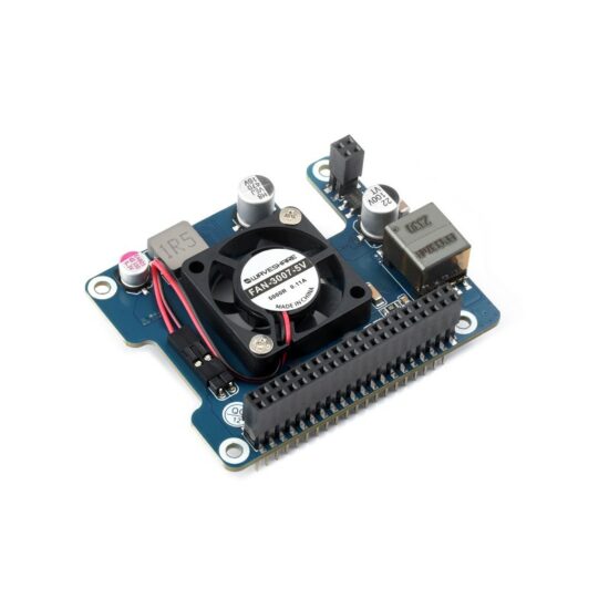 PoE HAT (F) cho Raspberry Pi 5, công suất cao, tích hợp quạt - Ảnh 3