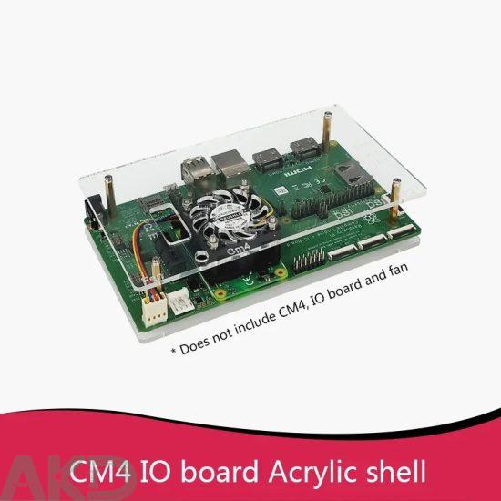 Vỏ mica trong suốt cho Raspberry Pi CM4 IO Board