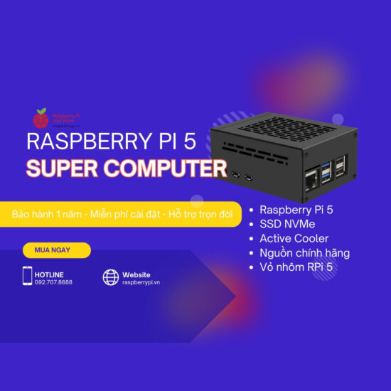 Raspberry Pi 5 Super Computer Kit - Ảnh 4