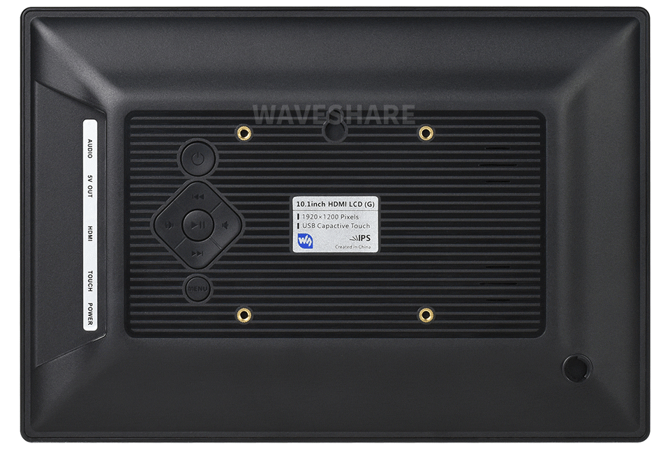 Audio 2 - - Màn hình cảm ứng điện dung 10.1inch (G), 1920×1200, HDMI, IPS, màn hình liên kết quang học