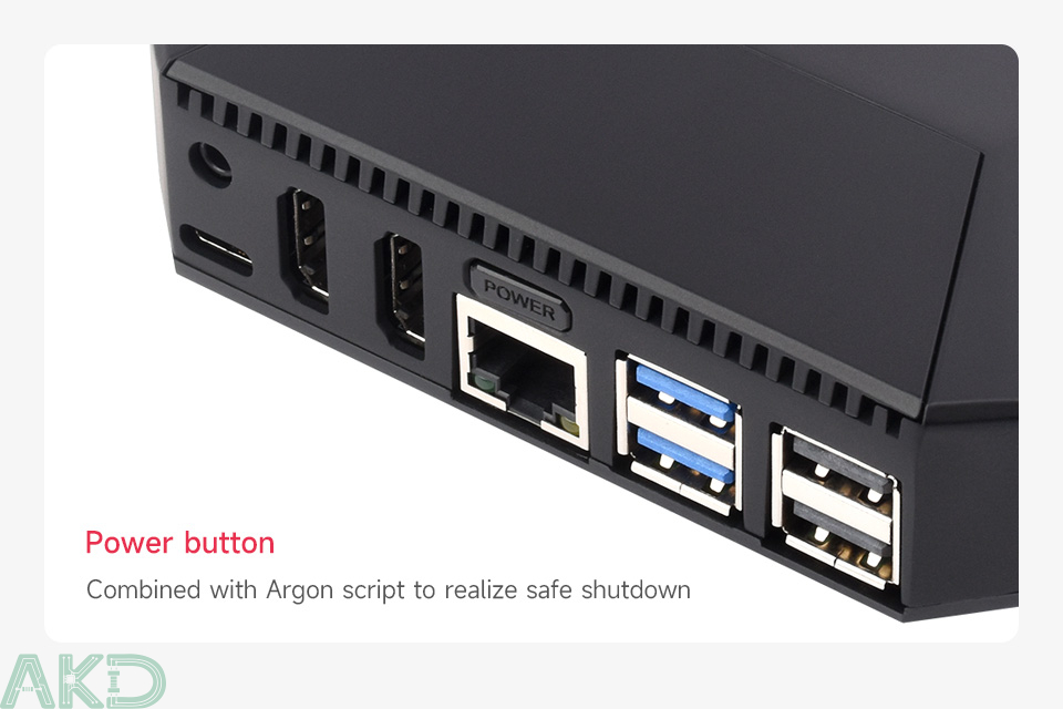 PI5 CASE ARGON ONE details 15 1 - - Vỏ nhôm Argon One V3 kèm Adapter NVMe cho Raspberry Pi 5