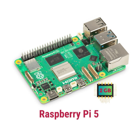 Mạch máy tính Raspberry Pi 5 - 2GB