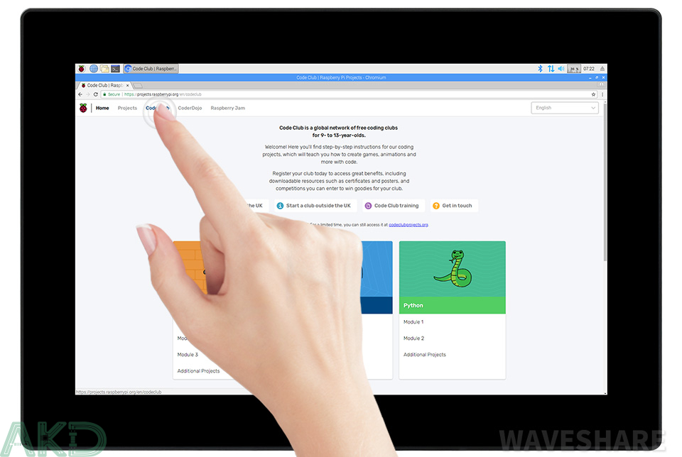 Touch Screen 1 - - Màn hình cảm ứng điện dung 10.1inch (G), 1920×1200, HDMI, IPS, màn hình liên kết quang học
