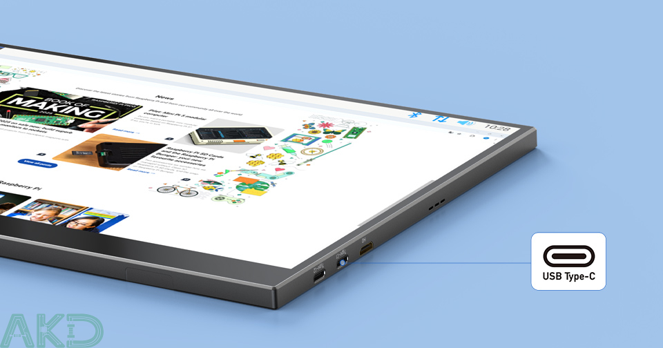 15.6inch FHD Monitor C details 13 1 - - Màn hình cảm ứng di động 15.6" (C), 1920 × 1080 Full HD, IPS, HDMI/Type-C tích hợp pin