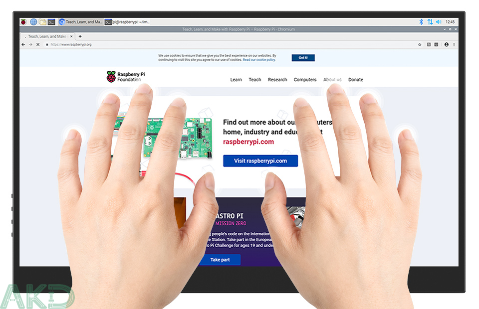 15.6inch FHD Monitor C details 23 1 - - Màn hình cảm ứng di động 15.6" (C), 1920 × 1080 Full HD, IPS, HDMI/Type-C tích hợp pin
