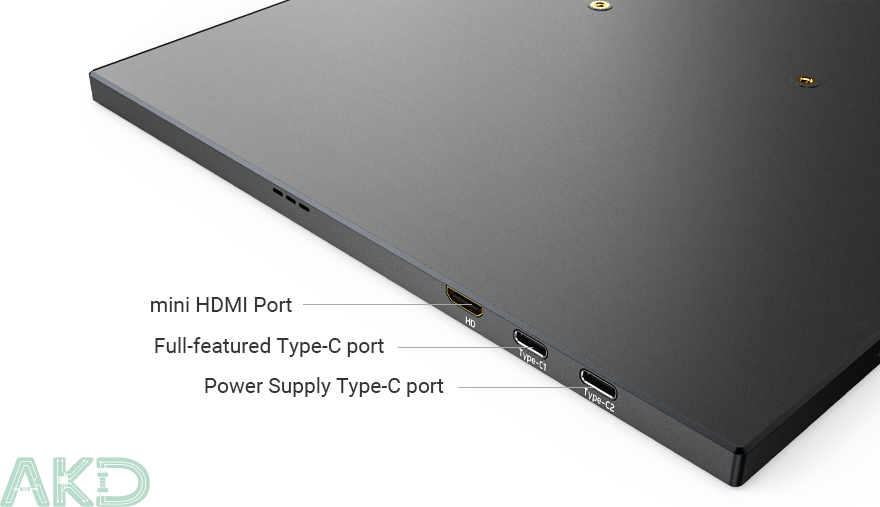 15.6inch FHD Monitor C details 33 1 - - Màn hình cảm ứng di động 15.6" (C), 1920 × 1080 Full HD, IPS, HDMI/Type-C tích hợp pin