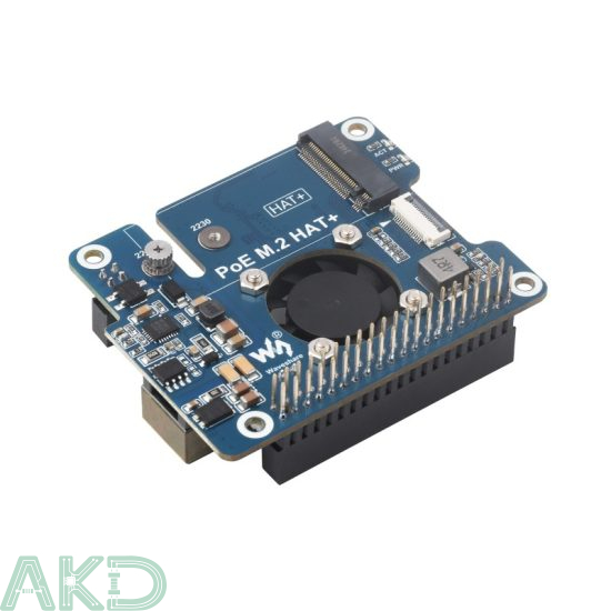 Mạch M.2 PCIe sang M.2 NVMe và PoE cho Raspberry Pi 5