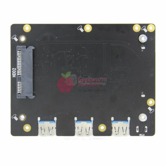 Mạch mở rộng 2 ổ SSD/HDD 2.5" SATA Raspberry Pi 4 X829 - Ảnh 3