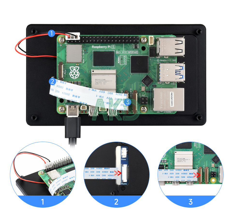 5 DSI TOUCH A details 3 5 - - Màn hình cảm ứng điện dung DSI 5 inch, 720 × 1280, IPS, Vỏ hợp kim nhôm