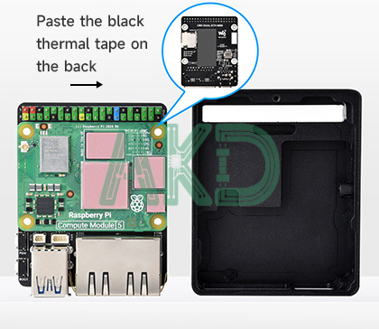 CM5 DUAL ETH MINI details 19 3 1 - - Mạch mở rộng 2 cổng Gigabit Ethernet kèm vỏ và nguồn cho Raspberry Pi CM5