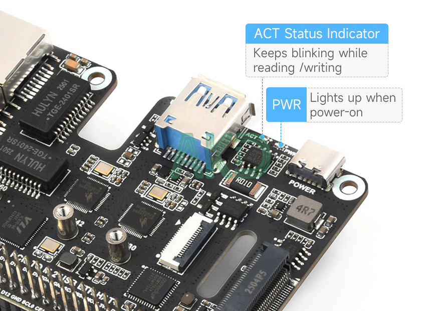 PCIe TO M.2 USB ETH HAT Plus details 13 1 - - Mạch chuyển đổi PCIe sang 2 USB 3.2 và Ethernet 2.5Gbps Raspberry Pi 5