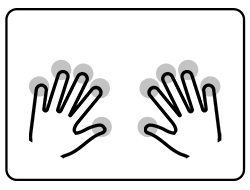 Ten touch - - Màn hình cảm ứng điện dung DSI 7 inch (H) kèm vỏ, 1280 × 720 Pixel, tấm nền IPS