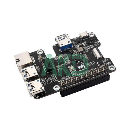 Mạch chuyển đổi PCIe sang 3 USB 3.2 và Ethernet 1Gbps Raspberry Pi 5