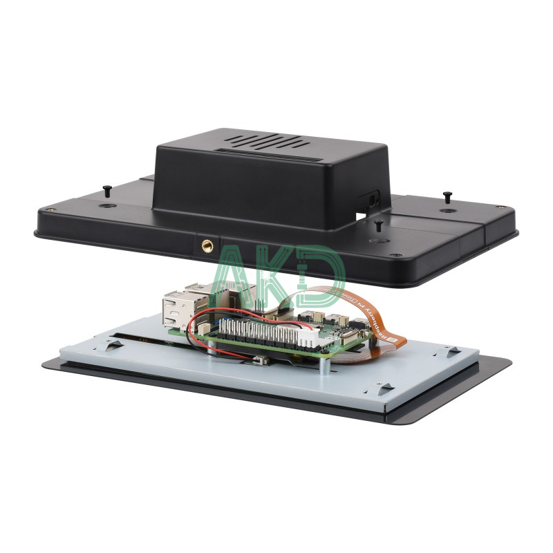 pi5 case td2 5 2 2 - - Màn hình cảm ứng điện dung DSI 7 inch (H) kèm vỏ, 1280 × 720 Pixel, tấm nền IPS